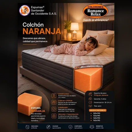 Colchón Naranja — HOME ELITE, Palmira