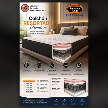 Colchón Resortado Premium — HOME ELITE, Palmira