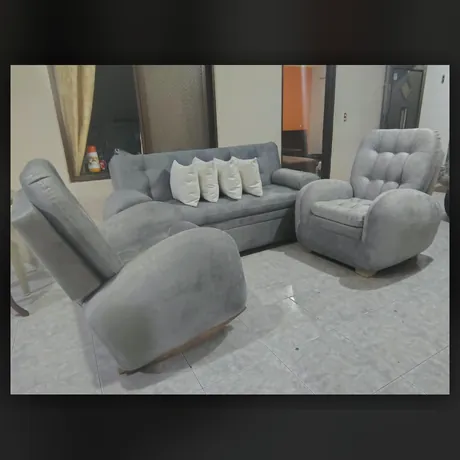 Sala gris con poltrona reclinable — HOME ELITE, Palmira